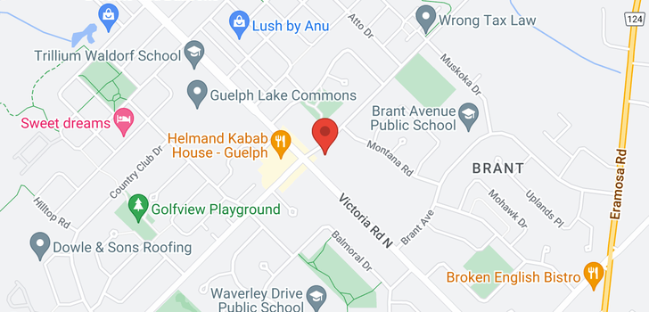 map of 501 -  23 WOODLAWN Road E